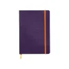 Rhodiarama - Cahier de notes - lien parfait - A5 (148 x 210 mm) - 80 feuilles / 160 pages - papier ivoire - doublé - aubergine cover