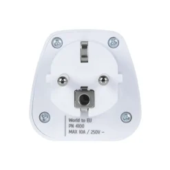 Riva Case Alamillo Travel adapter World to EU - Adaptateur pour prise d'alimentation - tripolaire (F) pour power CEE 7/7 (M) - 100-250 V - 10 A