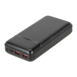 Riva Case Rivapower VA2102 - Banque d'alimentation - QC / PD, portable - 5 / 9 / 12 V - 22.5 Watt - lithium-polymère - 20000 mAh - 74 Wh - connecteurs de sortie : 3 - noir