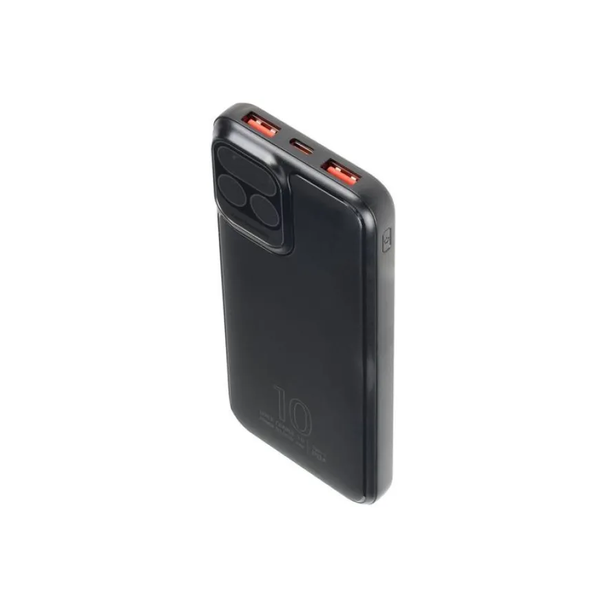 Riva Case Rivapower VA2511 - Batterie externe - 10000 mAh - Fast Charge - noir