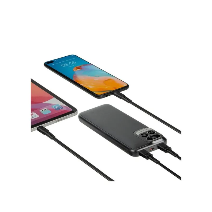 Riva Case Rivapower VA2511 - Batterie externe - 10000 mAh - Fast Charge - noir
