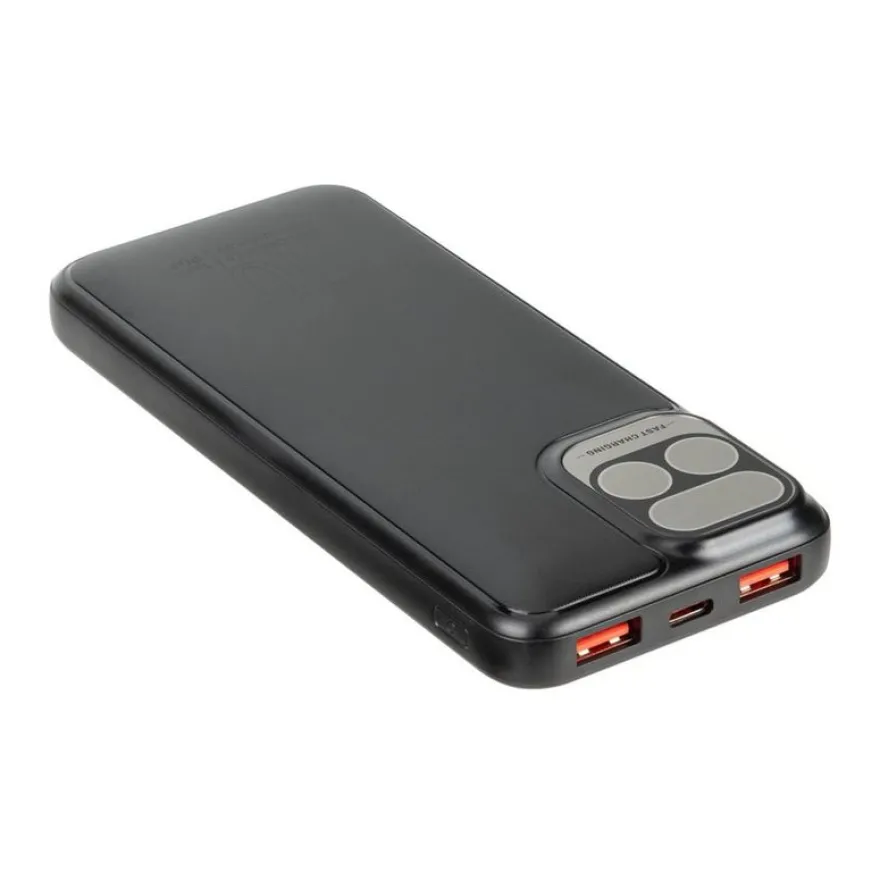 Riva Case Rivapower VA2511 - Batterie externe - 10000 mAh - Fast Charge - noir