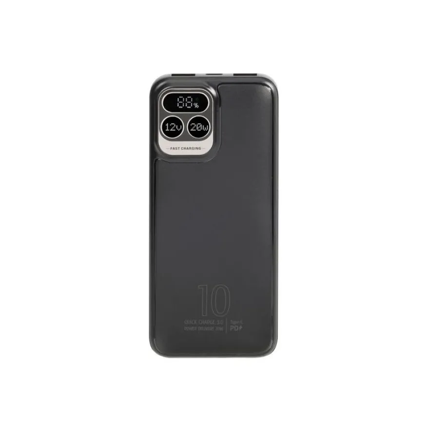 Riva Case Rivapower VA2511 - Batterie externe - 10000 mAh - Fast Charge - noir
