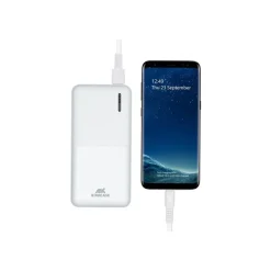 Riva Case Rivapower VA2572 - Batterie externe - 20000 mAh - blanc
