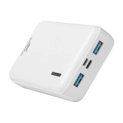 Riva Case Rivapower VA2572 - Batterie externe - 20000 mAh - blanc