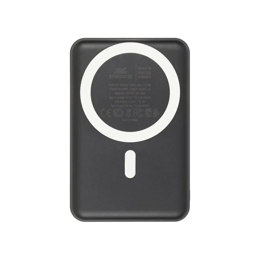 Riva Case Rivapower VA2604 - Batterie externe - 10000 mAh - 37 Wh - 20 Watt - Quick Charge 3.0