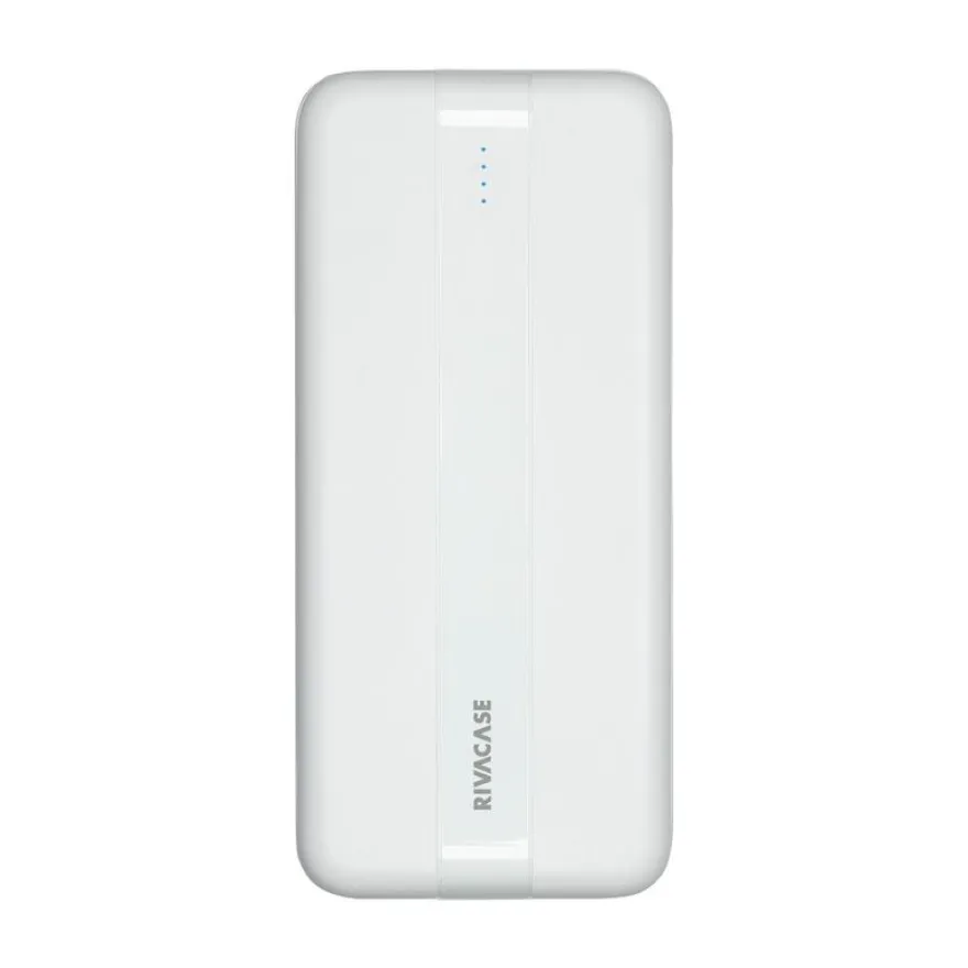 Rivacase - Batterie externe - 10000 mAh - blanc