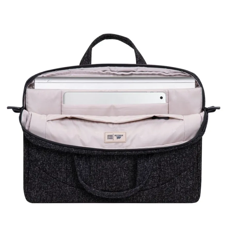 RIVACASE Anvik - Sacoche pour ordinateur portable 15,6" - noir