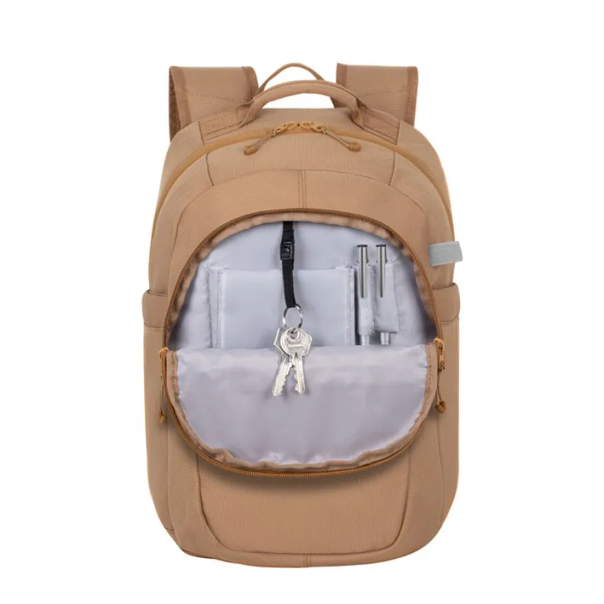 RIVACASE Aviva - Sac à dos pour ordinateur portable 14" - beige
