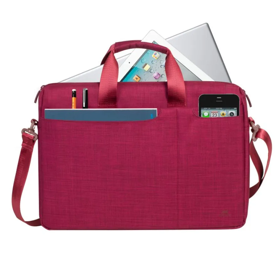 RIVACASE Biscayne - Sacoche pour ordinateur portable 15,6" - rouge
