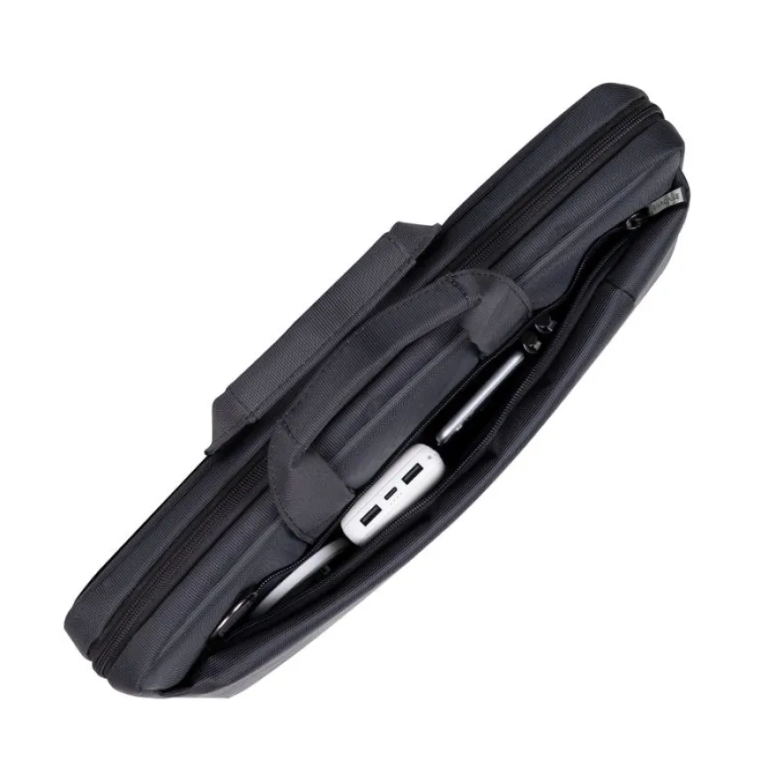 RIVACASE Central - Sacoche pour ordinateur portable - 15,6" - noir