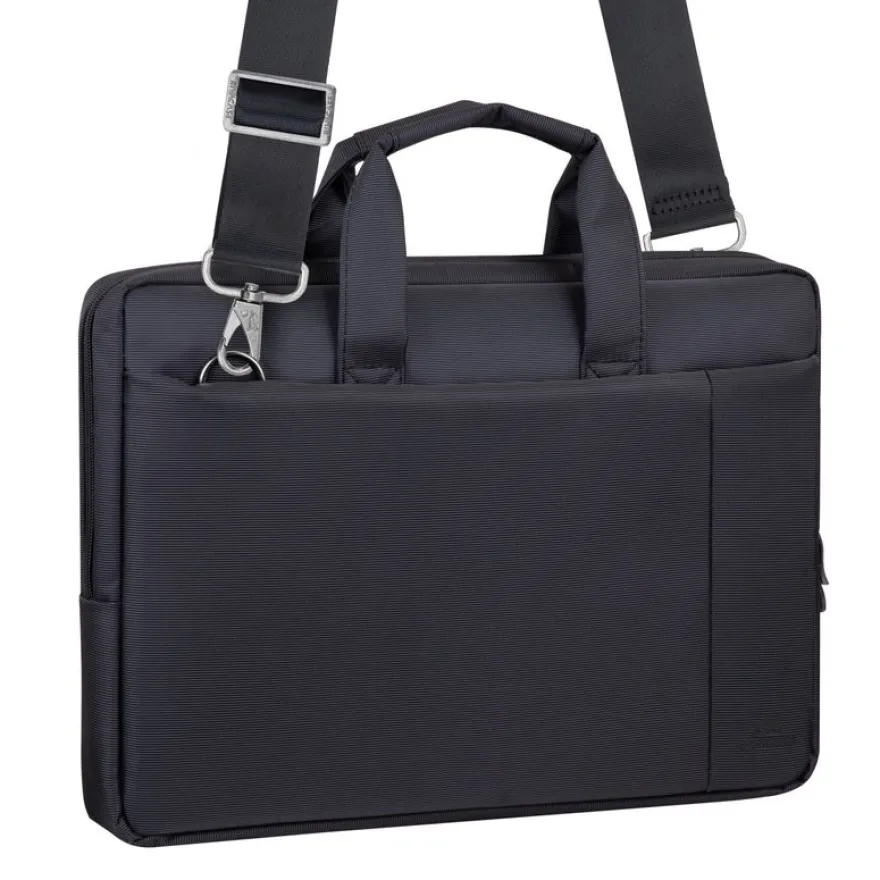 RIVACASE Central - Sacoche pour ordinateur portable - 15,6" - noir