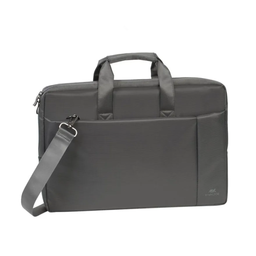 RIVACASE Central - Sacoche pour ordinateur portable 17,3" - gris foncé