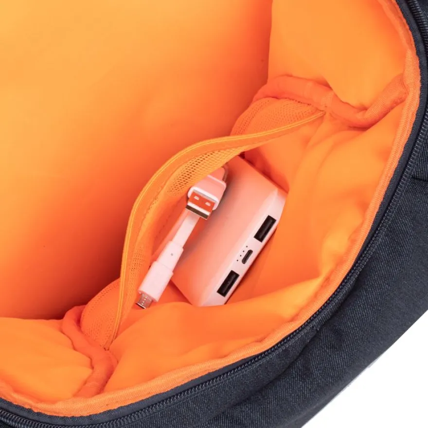 RIVACASE Galapagos - Sac à dos pour ordinateur portable 15,6" - gris foncé
