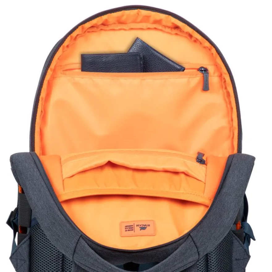 RIVACASE Galapagos - Sac à dos pour ordinateur portable 15,6" - gris foncé