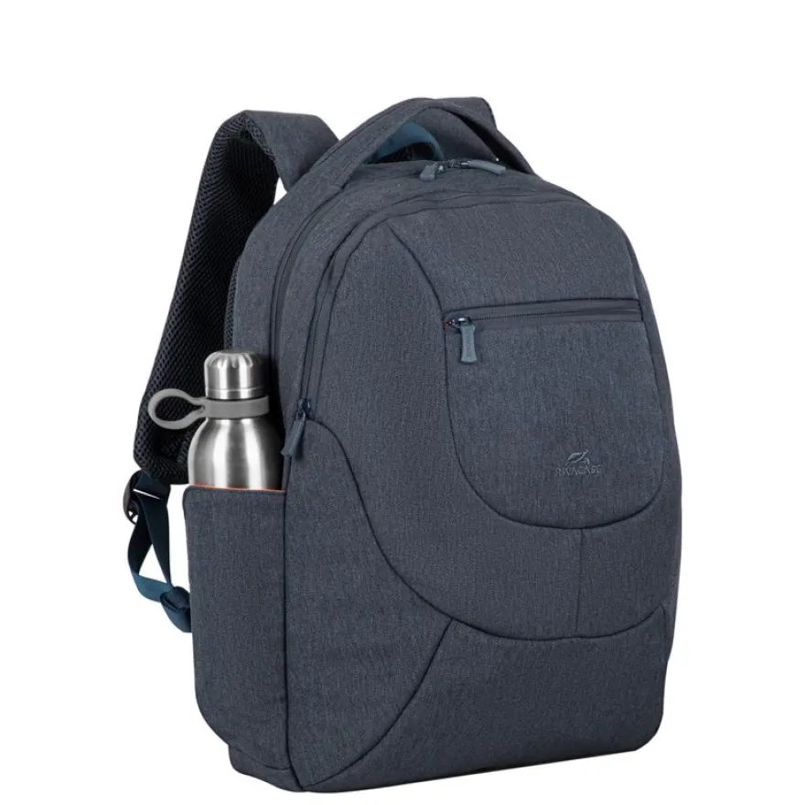 RIVACASE Galapagos - Sac à dos pour ordinateur portable 15,6" - gris foncé