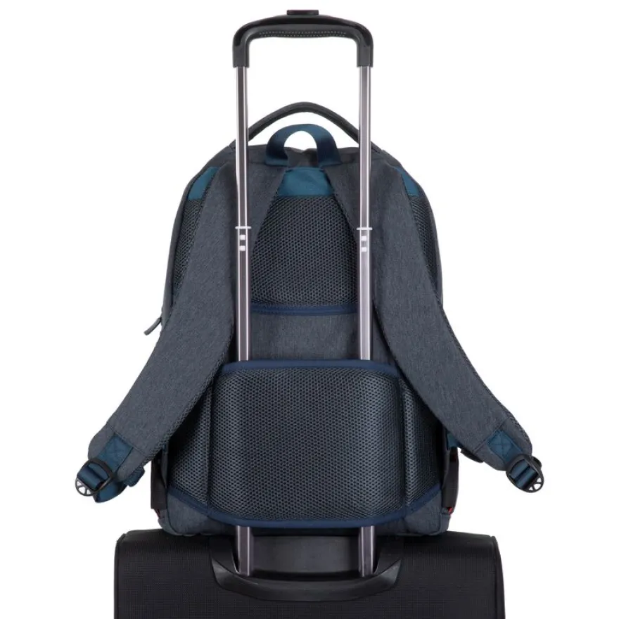 RIVACASE Galapagos - Sac à dos pour ordinateur portable 15,6" - gris foncé