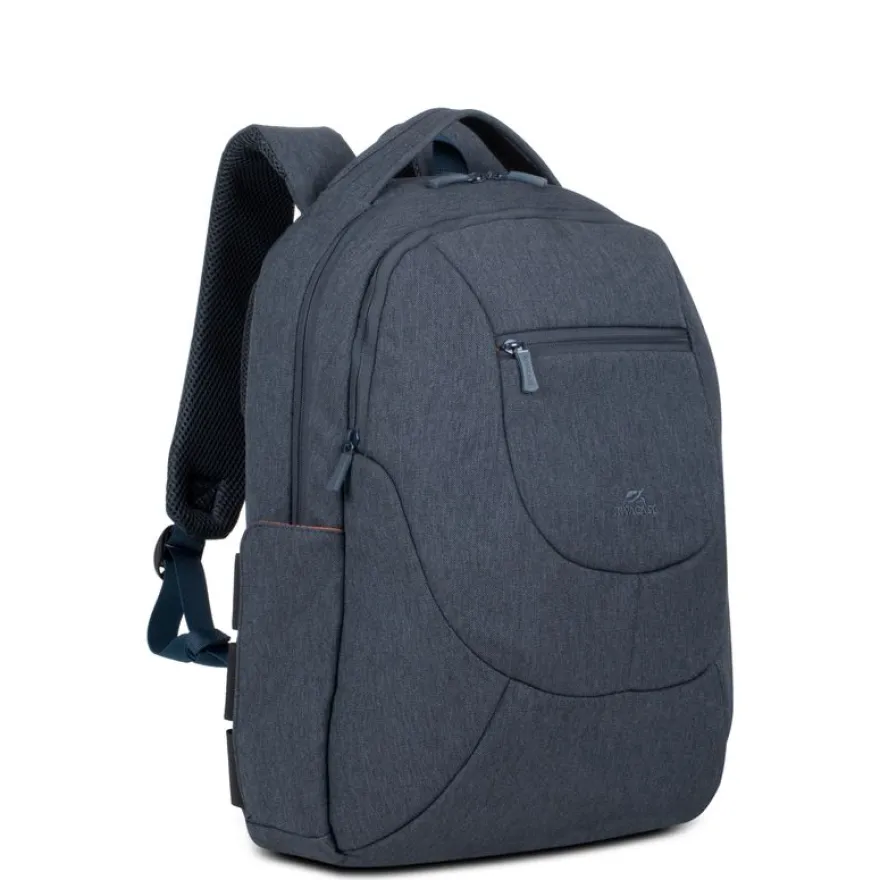 RIVACASE Galapagos - Sac à dos pour ordinateur portable 15,6" - gris foncé