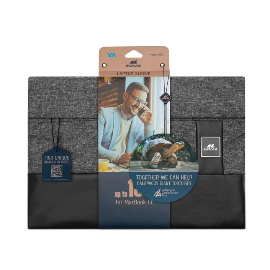 RIVACASE Lantau - Housse pour ordinateur portable 13,3" - noir