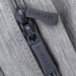 RIVACASE Prater - Sac à dos connecté pour ordinateur portable 15,6" - gris/bleu nuit