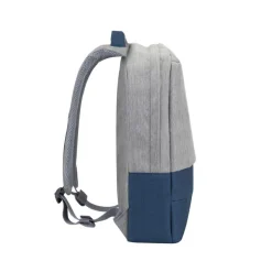 RIVACASE Prater - Sac à dos connecté pour ordinateur portable 15,6" - gris/bleu nuit