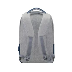 RIVACASE Prater - Sac à dos connecté pour ordinateur portable 15,6" - gris/bleu nuit