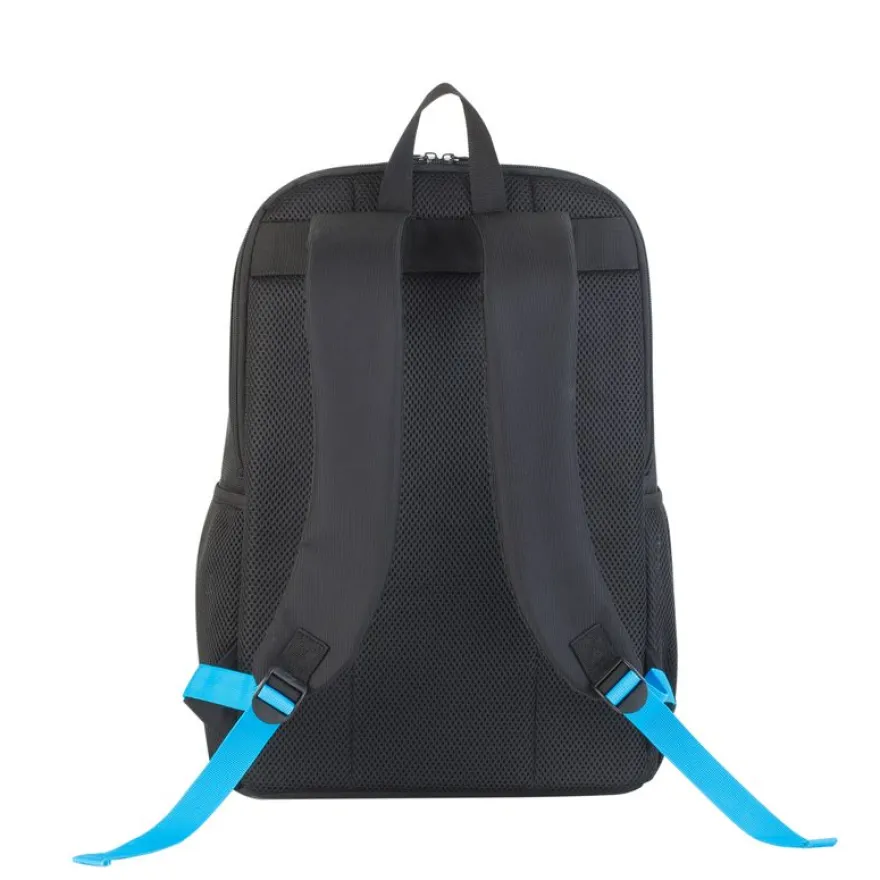 RIVACASE Regent - Sac à dos pour ordinateur portable 15,6" + bouteille isotherme - noir