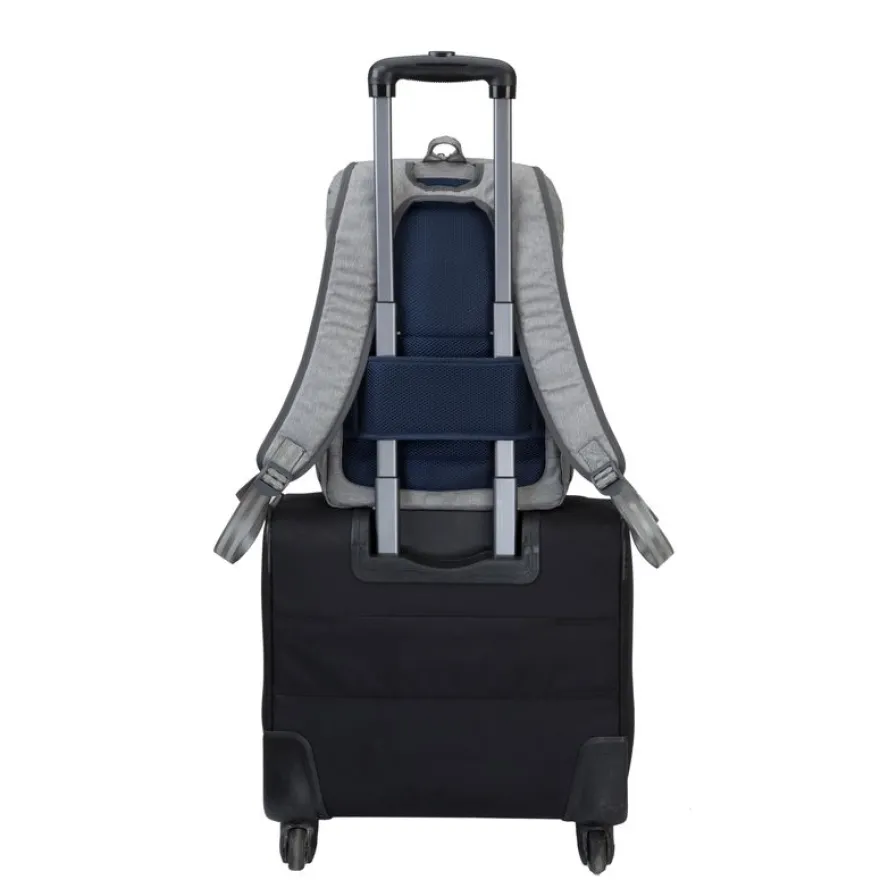 RIVACASE Suzuka - Sac à dos pour ordinateur portable 15,6" - gris