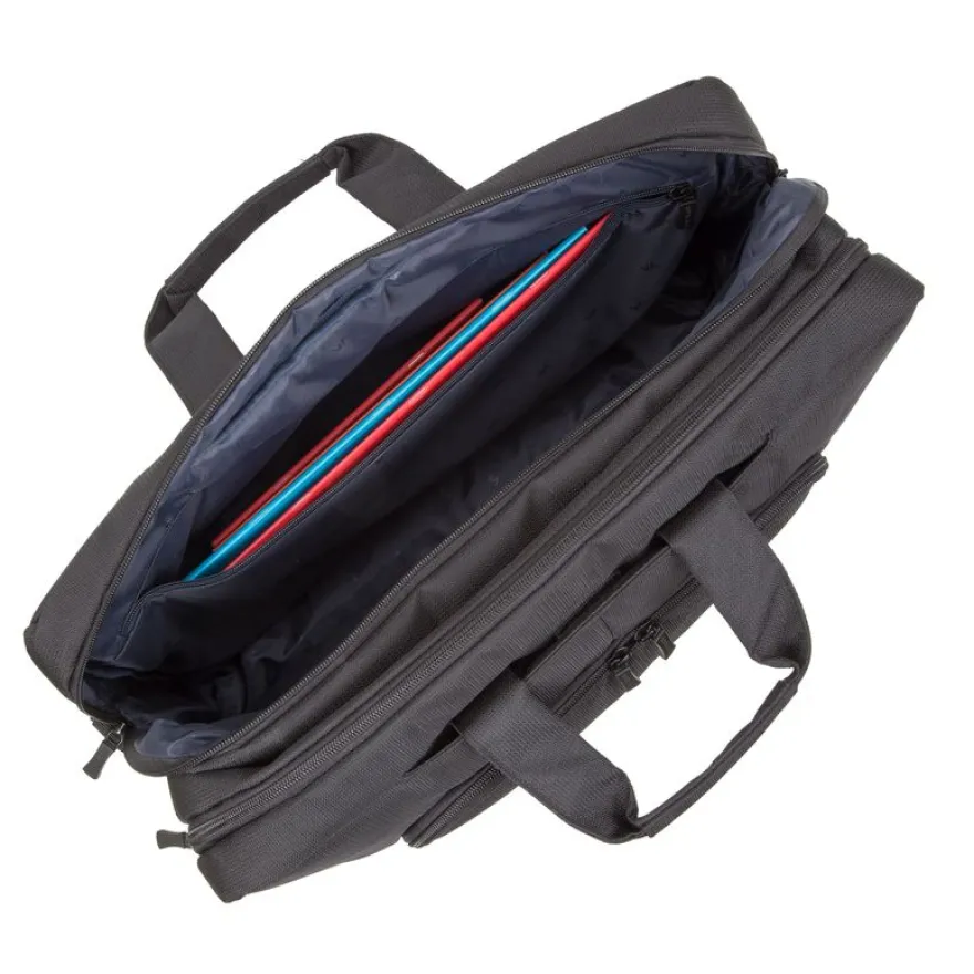 RIVACASE Tegel - Sacoche pour ordinateur portable 17,3" - noir