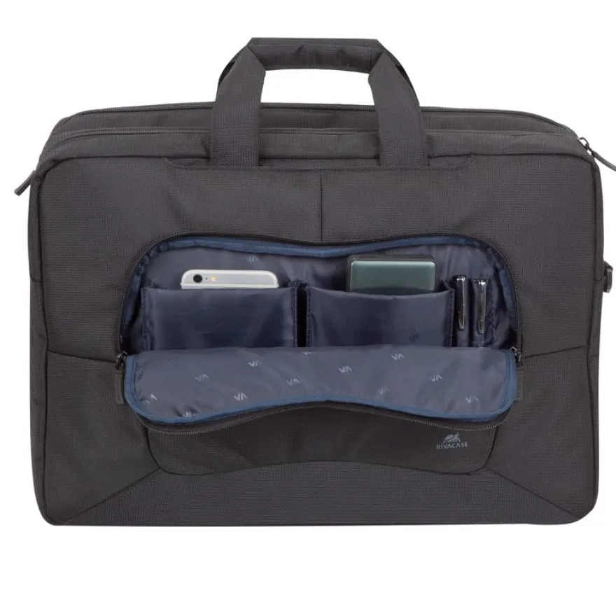 RIVACASE Tegel - Sacoche pour ordinateur portable 17,3" - noir