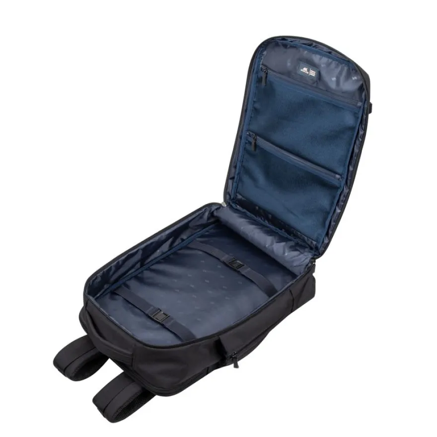 RIVACASE Tegel Eco - Sac à dos pour ordinateur portable 17,3" - noir