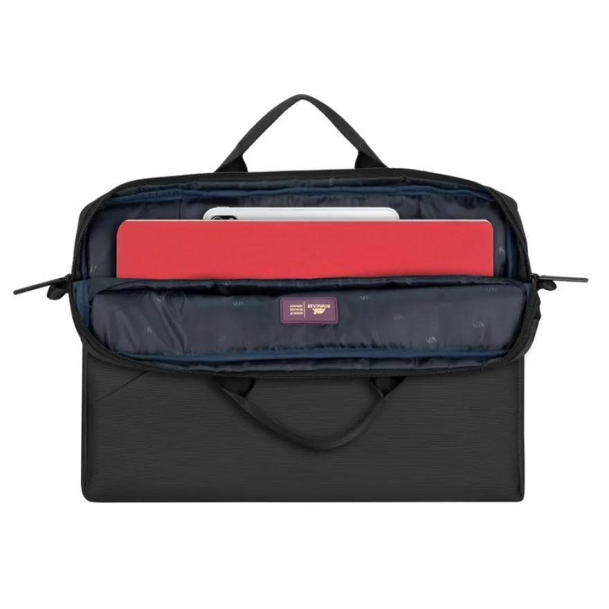 RIVACASE Tivoli - Sacoche pour ordinateur portable 15,6" - gris