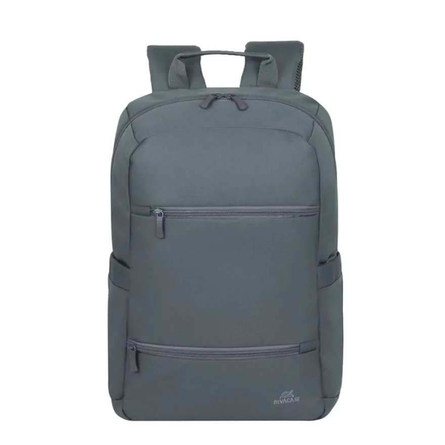 RIVACASE Ulsan 8265 - Sac à dos pour ordinateur portable 15,6" - gris – Imperméable et Compact