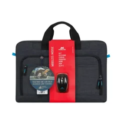 RIVACASE Z Series - Sacoche pour ordinateur portable 17,3" + souris - noir