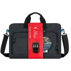 RIVACASE Z Series - Sacoche pour ordinateur portable 17,3" + souris - noir
