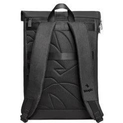 Roll Top Antoine - 45 cm - 1 compartiment - noir - Biopic