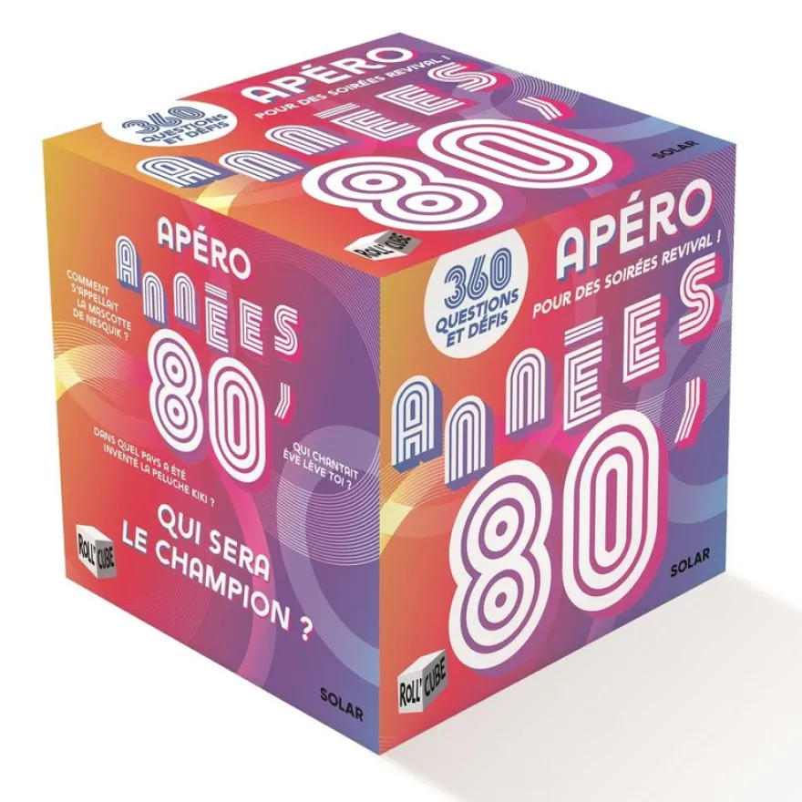 Rollcube apéro culture générale années 80