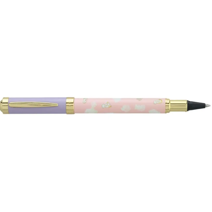 Roller ENZO VARINI "Palazzo Greek Têtes" coloris rose & violet