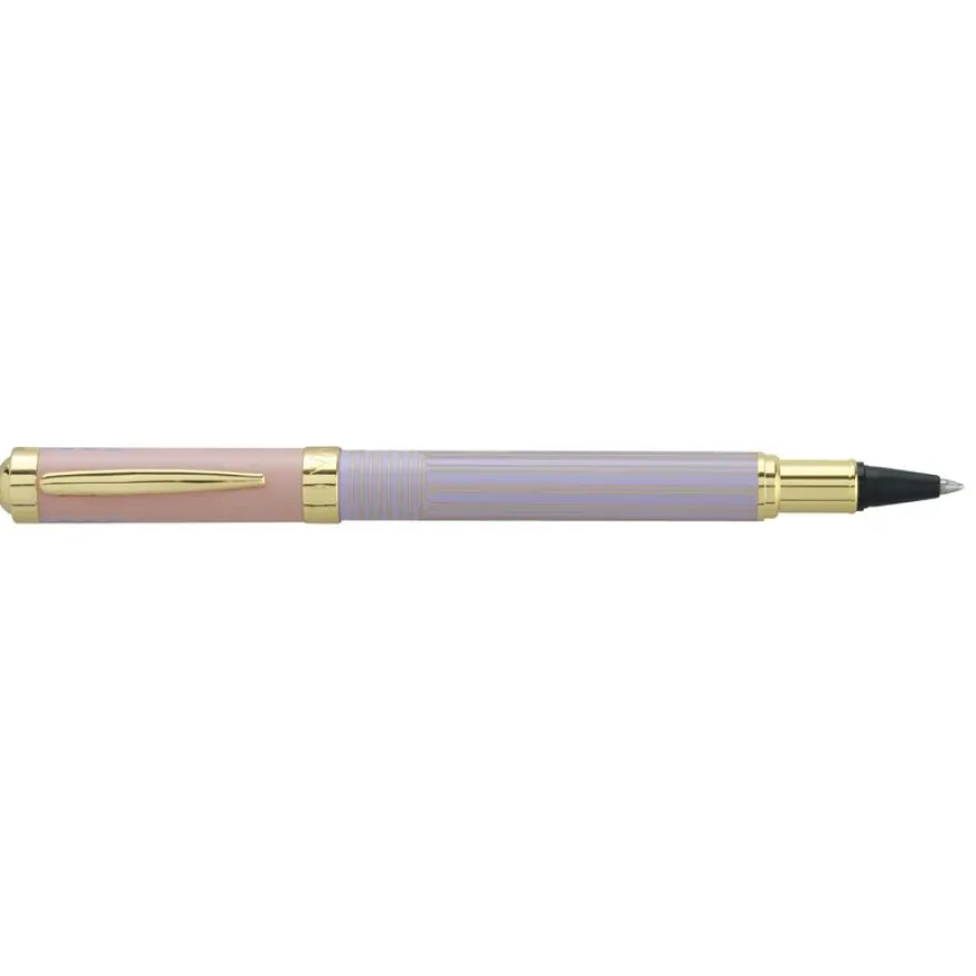 Roller ENZO VARINI "Palazzo Greek Colonnes" coloris rose & violet