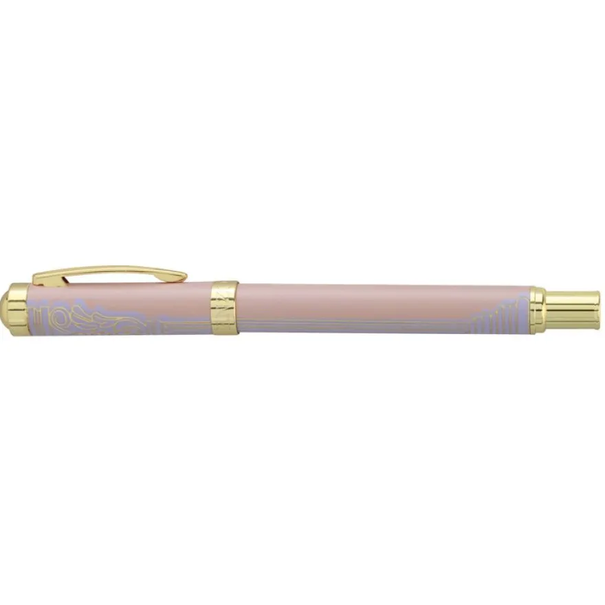 Roller ENZO VARINI "Palazzo Greek Colonnes" coloris rose & violet
