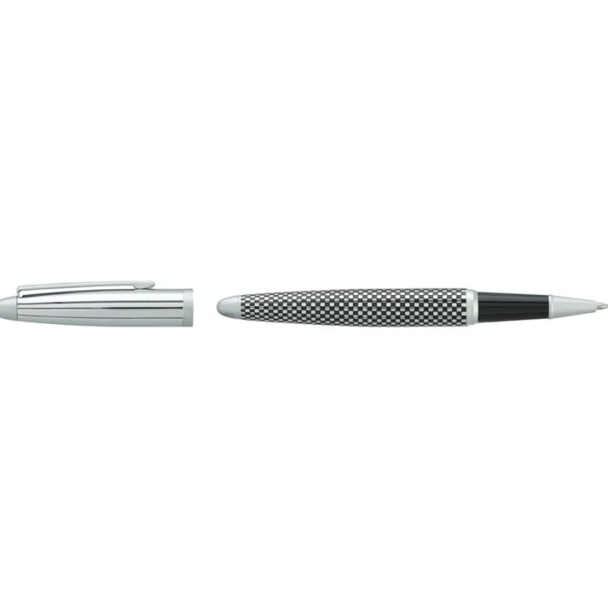 Roller HECHTER PARIS "Alliance Quadrillage" coloris silver