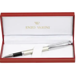 Roller magnétique sur socle ENZO VARINI "Daisy pen" coloris vert & bleu