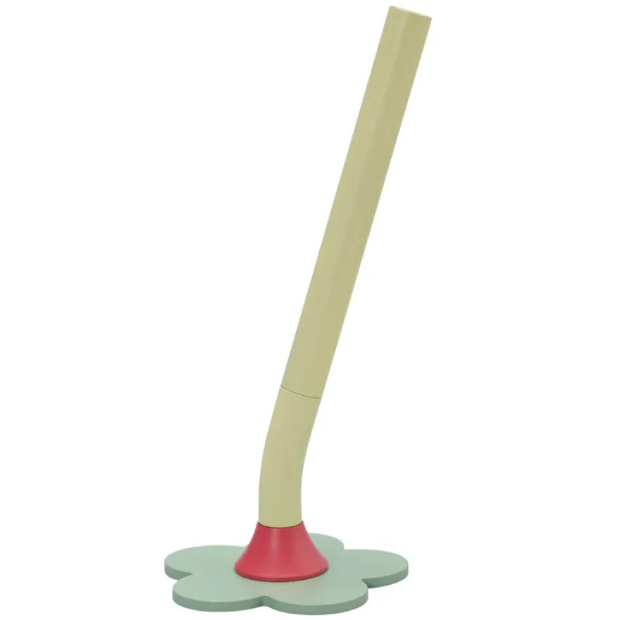 Roller magnétique sur socle ENZO VARINI "Daisy pen" coloris jaune & vert