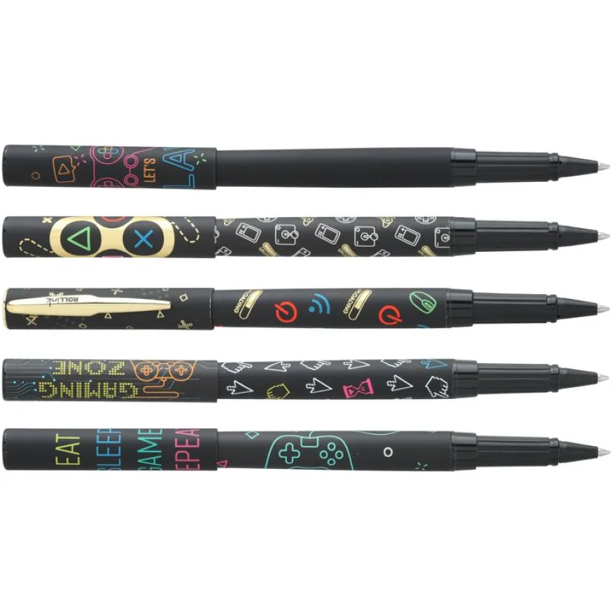 Rollink métal INK "Let's Play" 5 designs assortis
