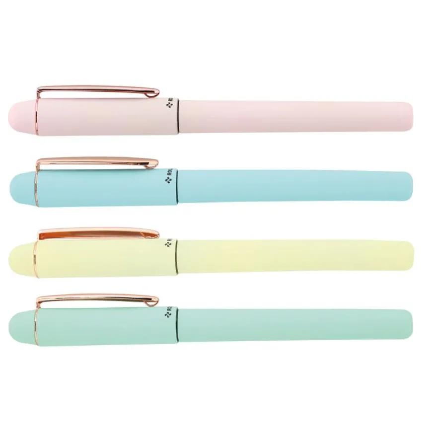 Rollink plastique INK "Irisé Sweet Colors" 4 designs assortis