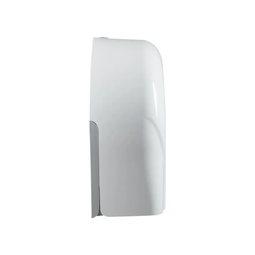 Rossignol - Distributeur de papier toilette 400 feuilles - avec clef - blanc