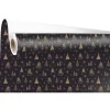 Rouleau papier cadeau couché Réveillon 0,70 x 50 m