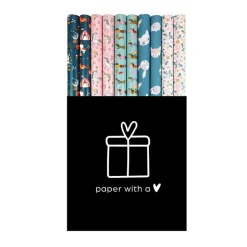 Rouleau papier cadeau couché 0,7 x 2 m 80g BILLIE - Viquel