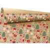Rouleau papier cadeau kraft Noella brun 0,70 x 50 m