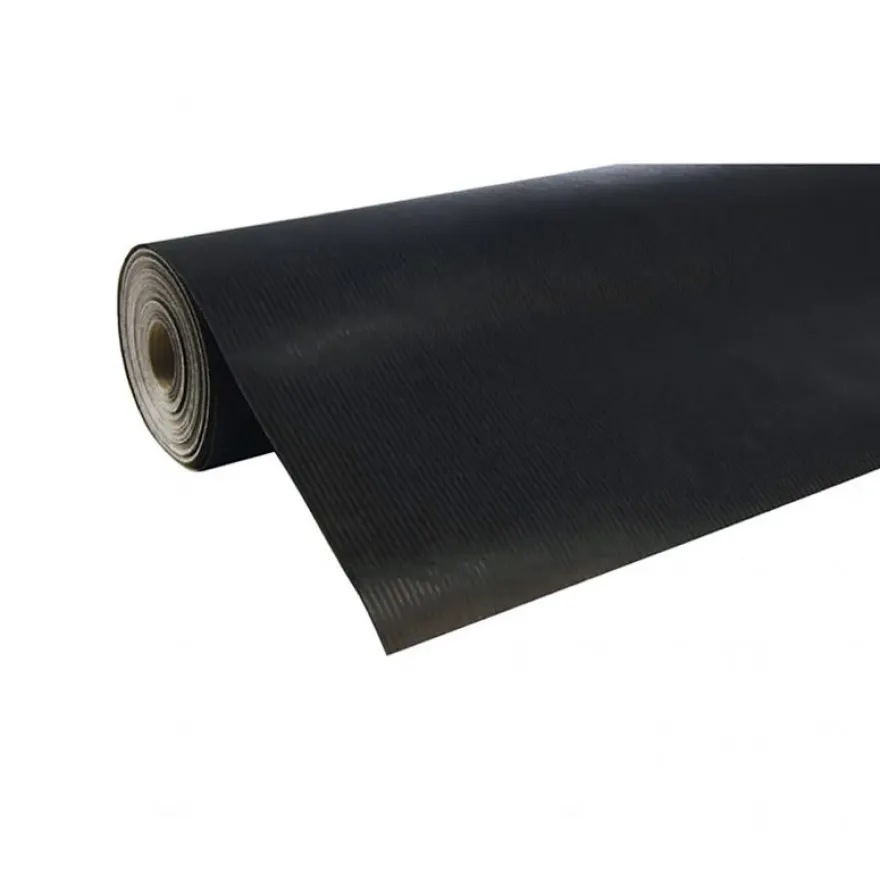 Rouleau papier cadeau kraft 0,7 x 50 m 60g noir - Viquel